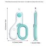 Professional Pet Nail Clipper LED Light Cat Dog Cutter Claw Trimmer with Safety Lock Puppy Kitten Animals Care Grooming Tool Kit