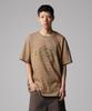 DICKIES Striped Mono Logo T-Shirt Olive