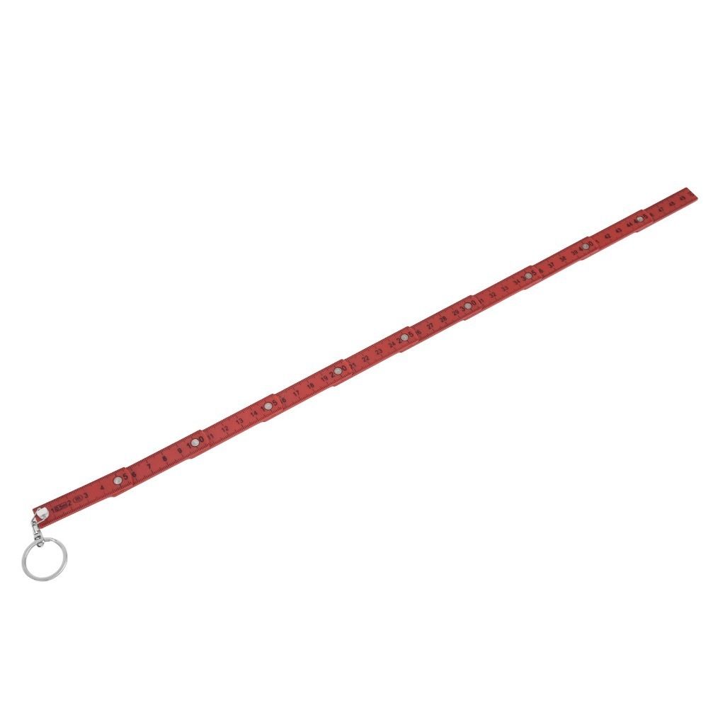 4PCS ABS Folding Ruler Double Sided White/Red/Green Inch Metric Measuring Tool Portable Mini Foldable Ruler Carpentry Work