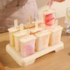 9Pcs Ice Pop Mold, Reusable Popsicle Maker for Homemade Ice Cream, BPA-free Freezer Tray for Juice And Yogurt