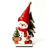Santa Reindeer Desktop Ornament Wooden Christmas Houses Village Tabletop Decoration For Home Xmas 2026 2027 New Year Party Decor