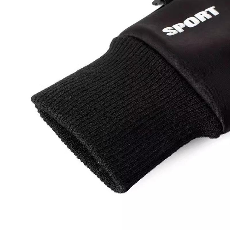 Winter Snow Warm Gloves Outdoor Cycling Full Finger TouchScreen Gloves Waterproof Fleece Gloves for Running Skiing Motorcycle