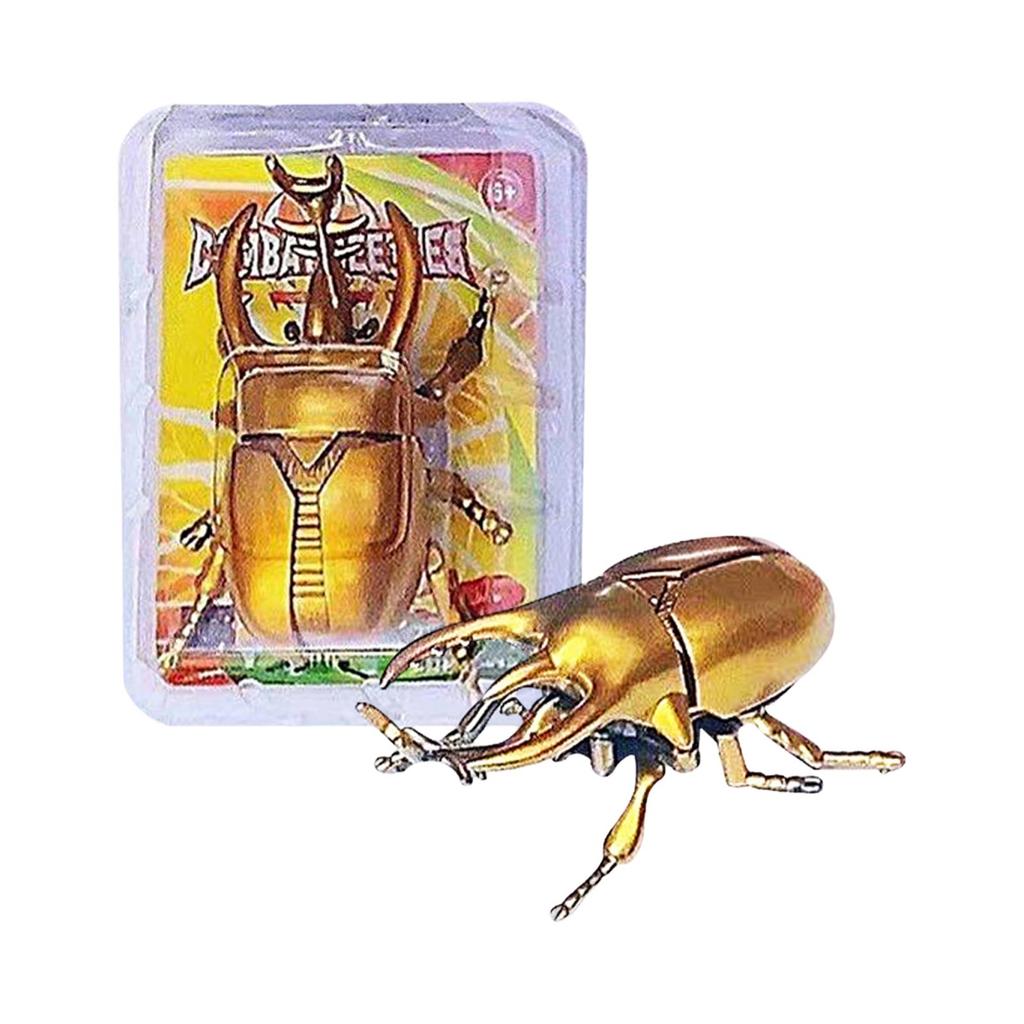 Realistic Beetle Insect Model Toy Crawling Bug Replica Educational Collectible for Kids and Adults Durable Plastic Construction