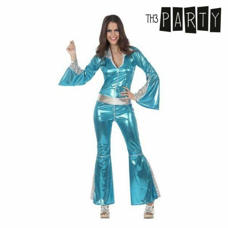 Th3 Party-Disfraz para Adultos Th3 Party Azul (2 Piezas) XS/S