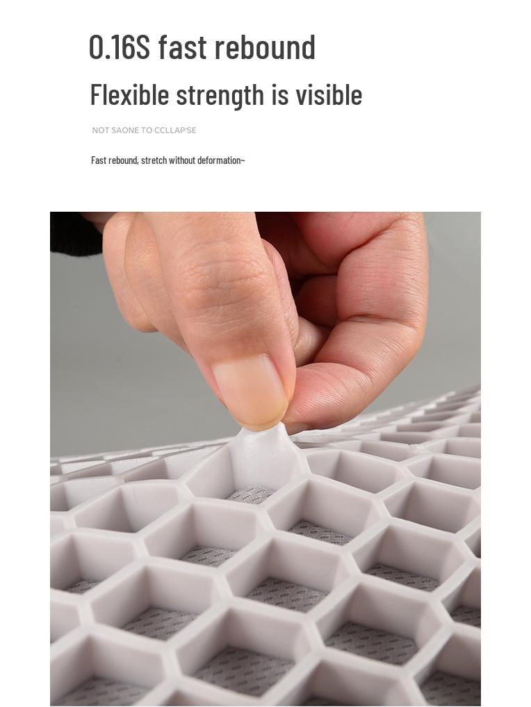 Universal Honeycomb Gel Car Seat Cushion: Breathable, Cooling Egg Pad for All Seasons