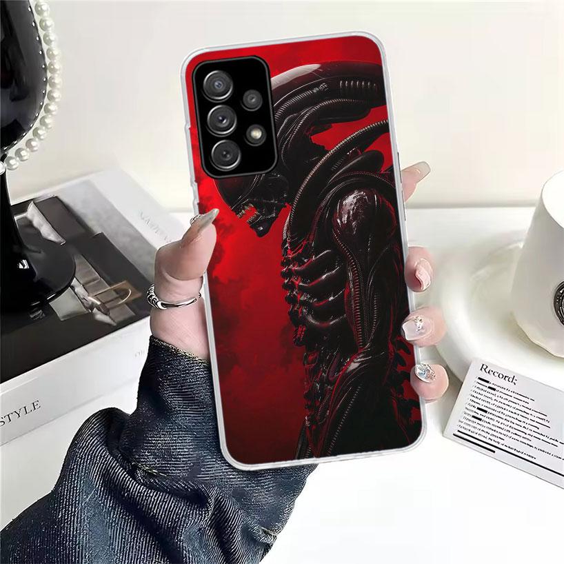Cool A-Alien X-Xenomorph For Samsung Galaxy A52S A42 A32 A22 A12 A02S A51 A50S Phone Case A41 A31 A21S A30S A20S A20E A70 A71 A4