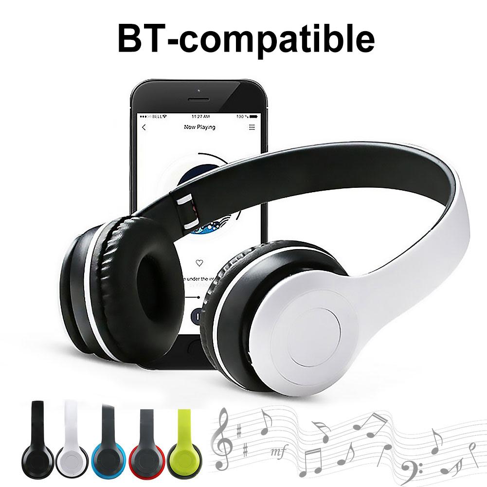 P47 Kabelloses Stereo-Headset Karte MP3-Player Bluetooth-kompatibel 5.0 Gaming-Headset Unterstützung Freisprecheinrichtung Eingebautes Mikrofon für Smartphone