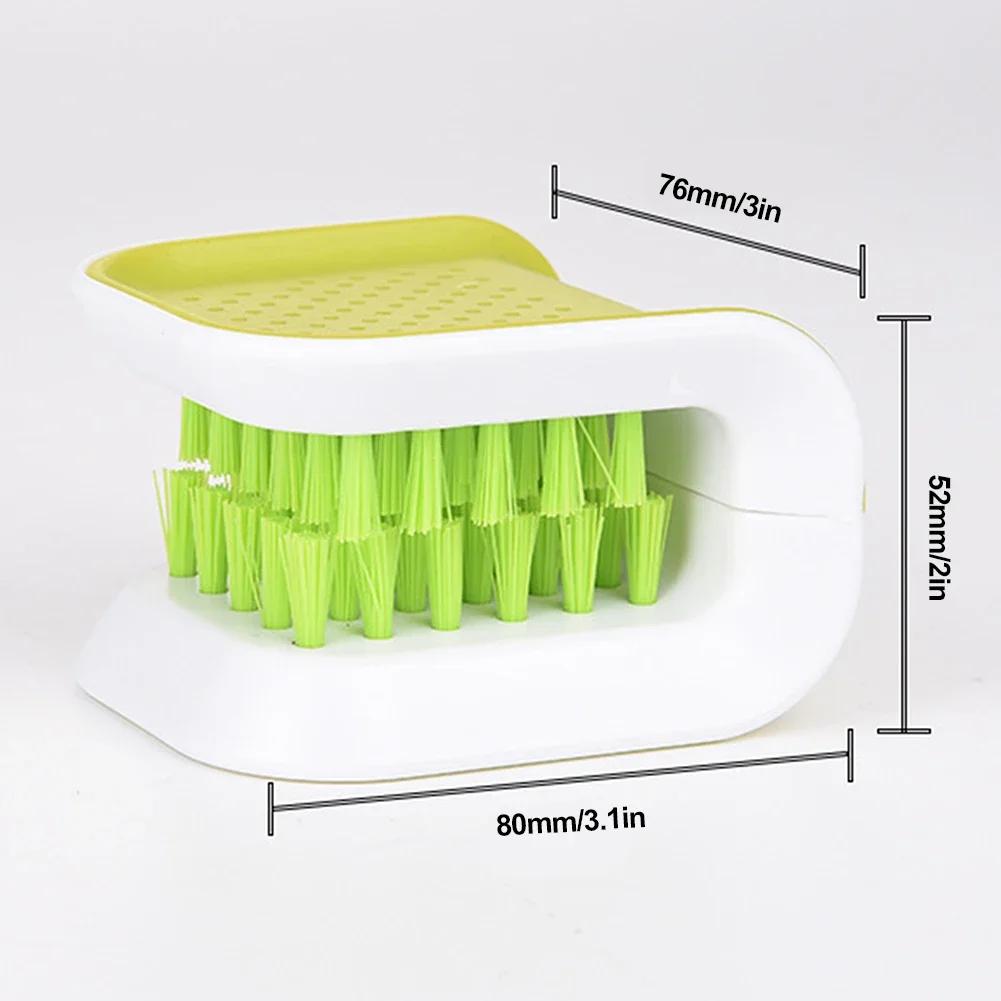 Car Seat Belt Cleaning Brush Double Sided U Type Automotive Safe Belt Washing Tool Folding Tray Sponge Blade Brush