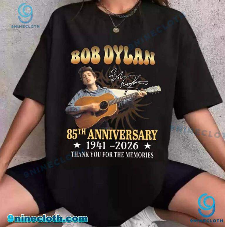 Bob Dylan 85Th Anniversary 19412026 TShirt Unisex T-Shirt