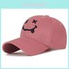 Spring Autumn Embroidered Facial Expression Baseball Cap With Sun Shade For Men Women Outdoor Sports