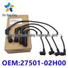 27501-02H00 High-Voltage Spark Plug Wire Set for Hyundai/Kia Models