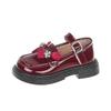 Spring New Temperament Diamond Princess Shoes Korean Style Fashion Soft Bottom Girls Leather Shoes