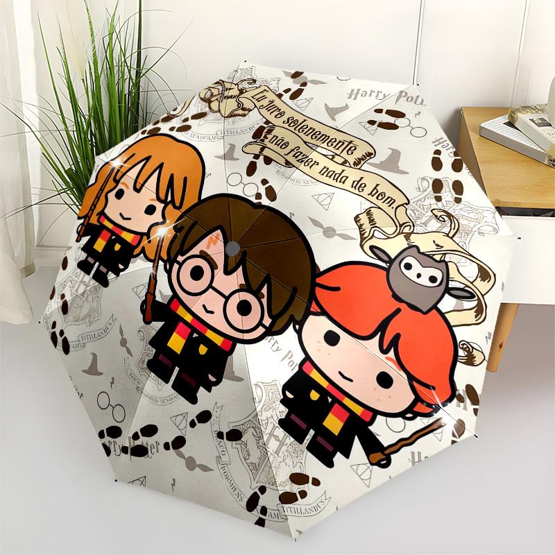 

1pc Harry Potter Friendship Umbrella with Plastic Handle,Cartoon Pattern,Suitable for All Seasons Multi-functional Umbrella383