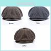 Luxurious Mens Tweed Herringbone Newsboy Cap With 8 Panel Design For Timeless Style