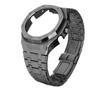 Voor Casio G-SHOCK Farm Oak GA2100/GA2110 Roestvrij Staal 316L Frost Goud Band Set GA-2100 GA-B2100 Metalen Kast Band Armband