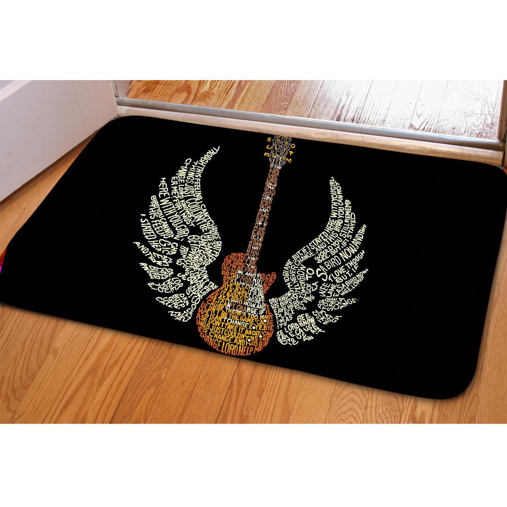 Banksy Bath Mat Graffiti Love Deep Loving And Embracing Couple With Diving Helmets On Dark Gray Doormat Carpet Door Home Decor