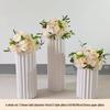 Car Delivery Ceremony Floral Display: Artificial Flower Balls & Columns for Showroom Decoration