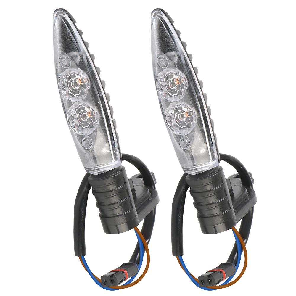 Front Rear Turn Indicator 2Pcs/set Motocycle Indicator Lamp LED Turn Lights Light Blinker