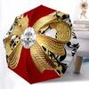1pc Diamond Bow Automatic Opening and Closing Folding Umbrella with 8 Iron Ribs - Portable, Foldable for Travel Yy251124086