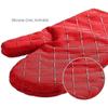 1pair Heat Resistant Non-slip Silicone Surface And Soft Gloves