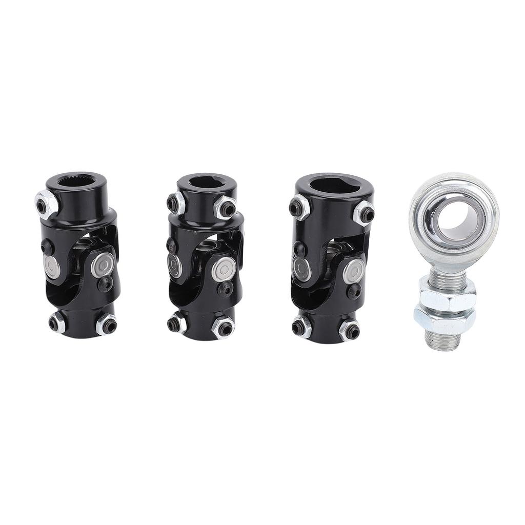 36in Steel Steering Shaft and 3 4in Support Bearing U Joint SJS08 for 3 4in 30 Spline Input Shaft Car Steering Box