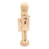 Nutcracker - MegaCrea DIY - Customizable - Natural Wood - 12.5 Cm X 4 Cm - Unisex