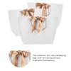 10pcs Lot Gift Paper Bags With Handle for Clothes Shopping Makeup Packaging Food(21*7*15cm)