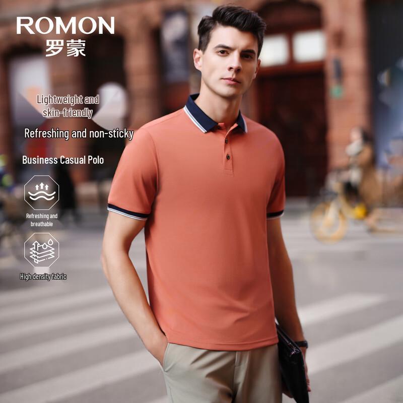 

ROMON Unisex Short Sleeve Polo Shirt ZC3910 2XL