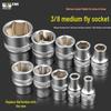 Набор шестигранных головок Wolfvan 3/8" для электрического и пневматического гайковерта