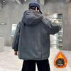Jungen Kapuzenjacke mit Fleecefutter Herbst/Winter 2025 - Dick, Warm, Baumwollgepolsterter Pullover für Kinder