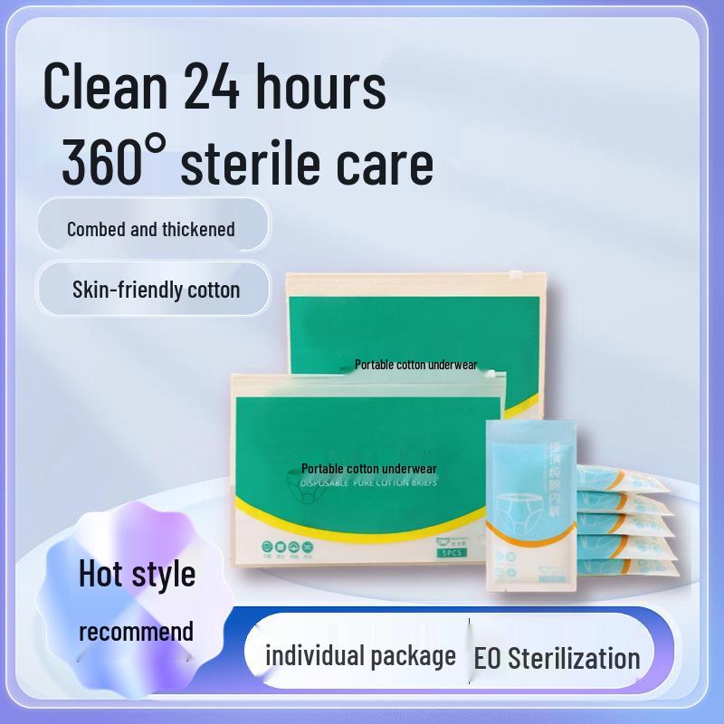 Portable Women's Disposable Briefs - Travel & Maternity, Wash-Free, Plus Size