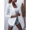 Autumn Simple Long-sleeved Double-breasted Suit Small Jacket Women's Clothing