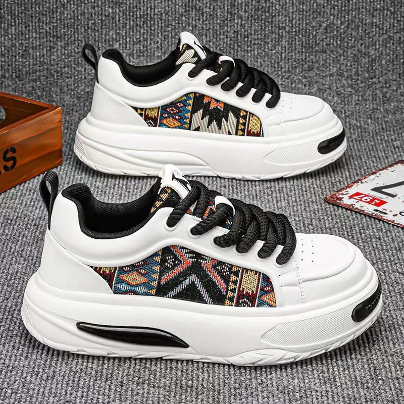 Модные Новые Модные Кроссовки с Цветными Блоками Мужские Оригинальные Дизайнерские — фото 18