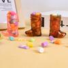 10pcs Mini Western Cowgirl Shot Glasses Cowboy Boot Cups Bachelorette Party Carnival Party Birthday Decorations Wedding Supplies