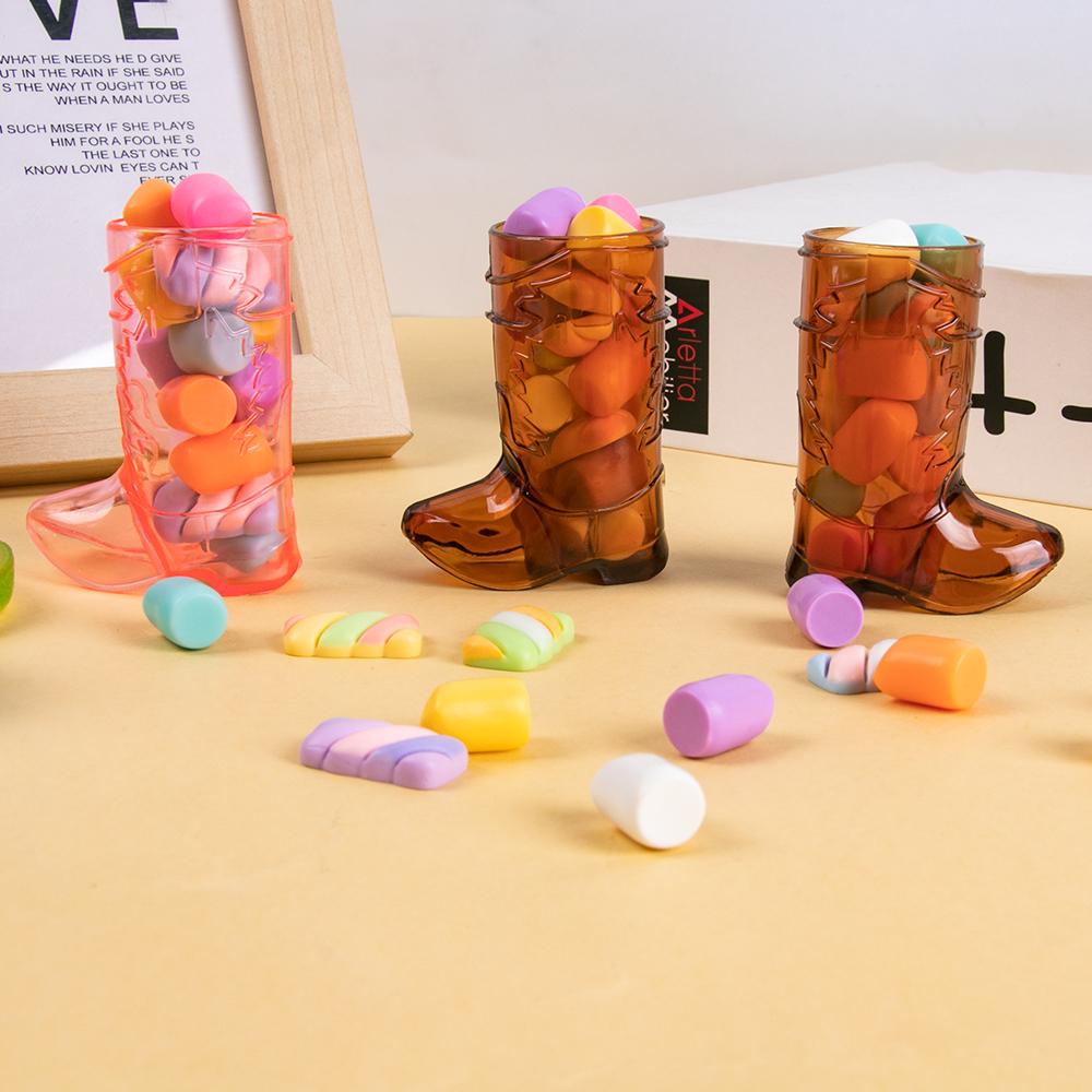 10pcs Mini Western Cowgirl Shot Glasses Cowboy Boot Cups Bachelorette Party Carnival Party Birthday Decorations Wedding Supplies