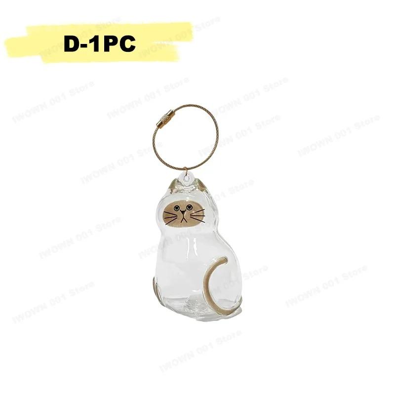 Katzenhaar Aufbewahrungsbox Hängender Katzen Schlüsselanhänger Anhänger Rucksack Katzen Tasche Hängende Deko Haustierhaar Aufbewahrung Niedlicher Schlüsselanhänger Haustier Souvenirs