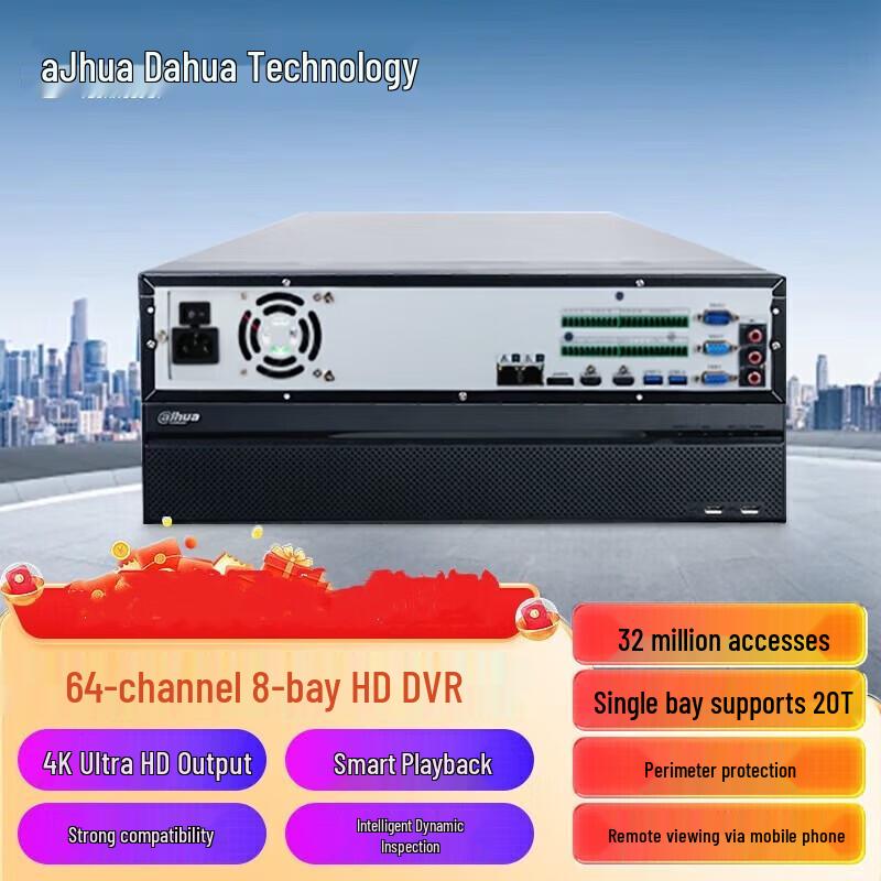 

Dahua 64-Channel 4K Network Video Recorder