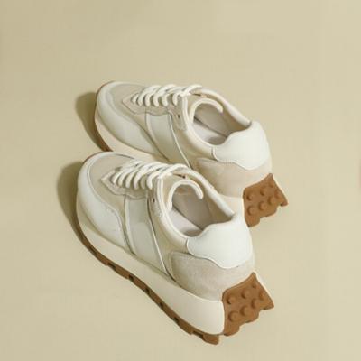 Spring and Summer Flat Comfortable Casual Running Sneakers New Style Shallow Mouth Breathable Lace Up Fashion Women's Shoes