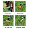 Timer per Irrigatore Programmabile per Tubo da Giardino con Attacchi in Ottone e Uscita, Timer Acqua per Tubo da Giardino con Ritardo Pioggia
