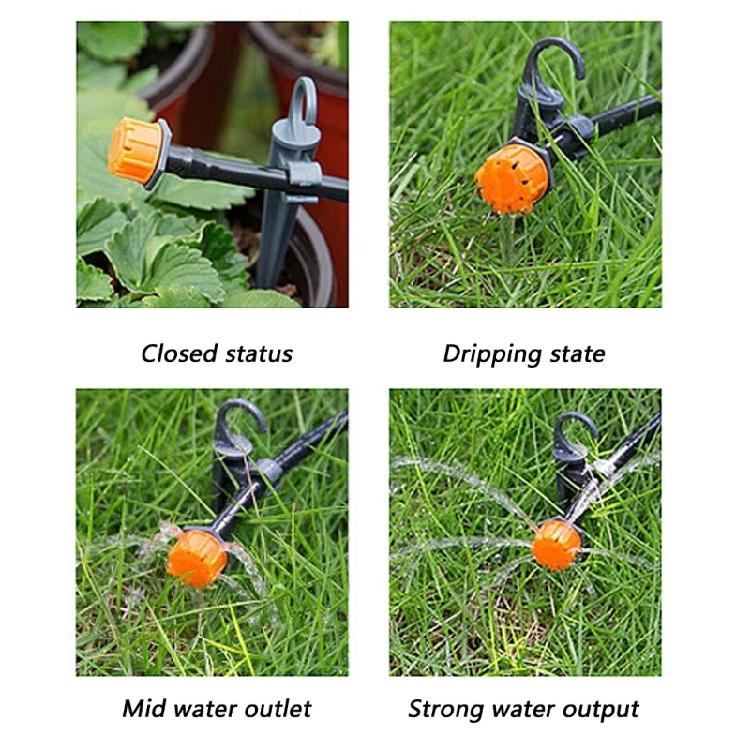 Timer per Irrigatore Programmabile per Tubo da Giardino con Attacchi in Ottone e Uscita, Timer Acqua per Tubo da Giardino con Ritardo Pioggia