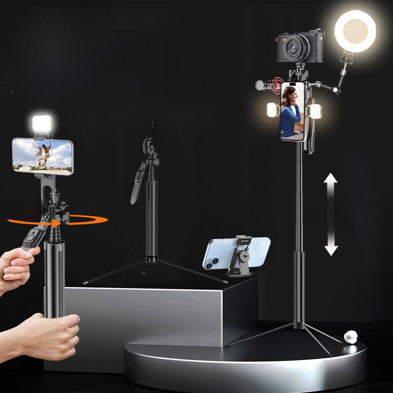 CYKE Selfie Stick & Anti-Shake Retractable Stabilizer with Automatic Face Tracking