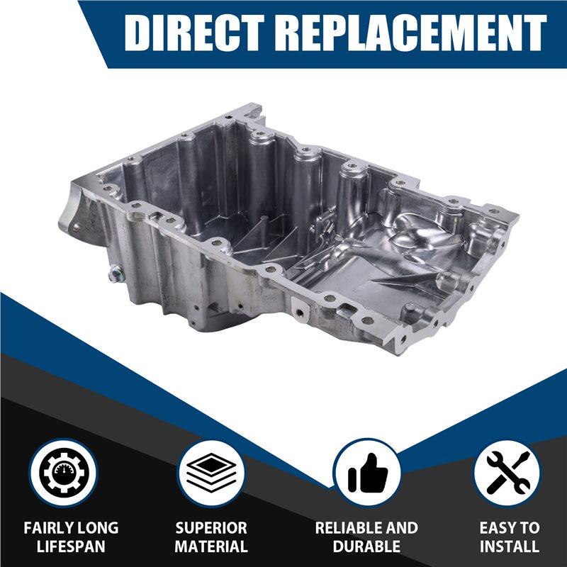 Aluminum Oil Pan Mounting Housing Assy ML3Z6675A ML3Z-6675-B BR3Z-6675-P BR3E-6675-RC For Ford Transit-350 F-150 F150 2011-2020