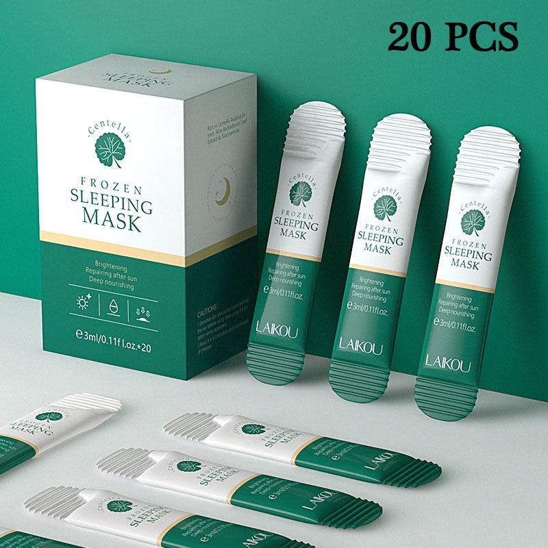 

LAIKOU Centella Asiatica Gel Sleeping Mask Увлажняющая маска для мазков 20PCS
