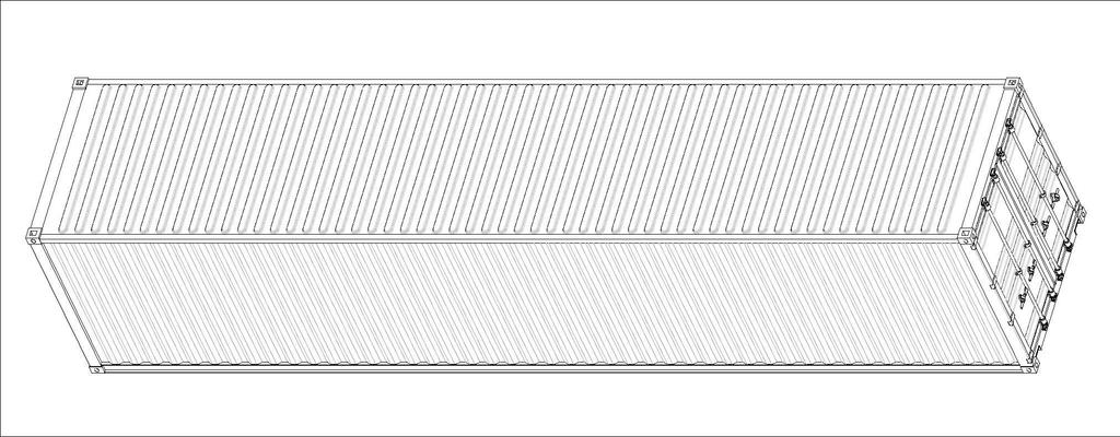 Trumpeter 40ft Cargo Container Plastic Model 01030 1/35