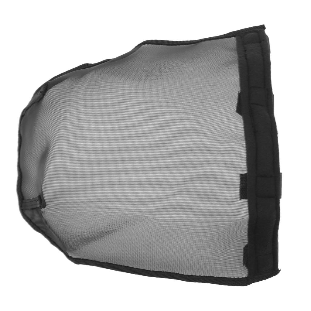 Pferde Nasennetz Kunststoff Pferd Atmungsaktives Nasenfeinmaschennetz L Größe Schwarz Komfort Pferde Nasenmaske für Zuhause Bauernhof