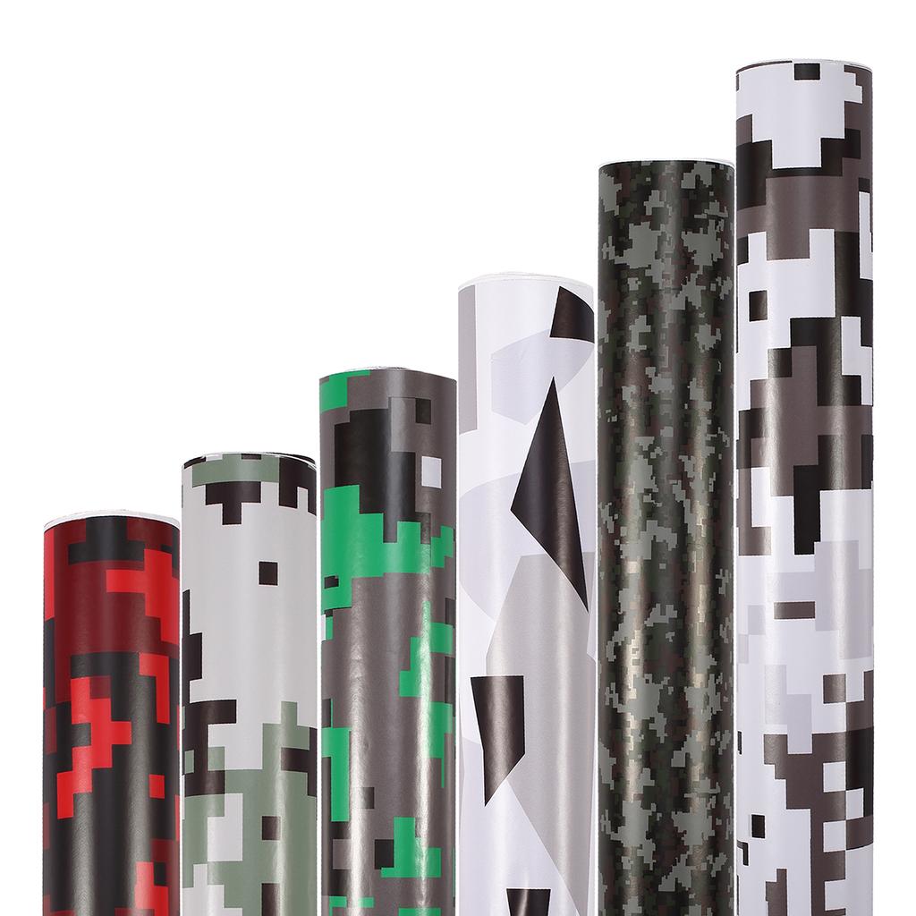 Camo Vinyl Film Car Motorcycle Decal Camouflage Sticker Film Sheet for Car Styling Bike Computer Laptop Scooter Motorcycle DIY