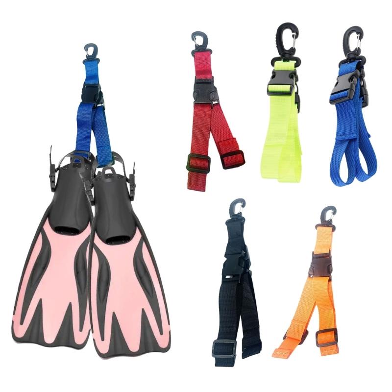 Diving Fin and Diving Masks Keeper Accessories for Diving Scubas Diving Fin Mask Holder with Quick Releases Buckle Clip