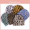 Acrylic Print Leopard Beanie With Oversized Shape Trendsetting Looks Decoration