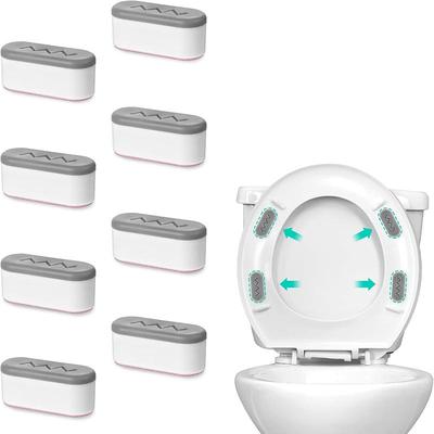 4/24PCS Universal Toilet Seat Protector Pads Non-Slip Strong Adhesive Cushioned for Bidet, Elderly Pregnancy Bathroom Safety