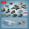 Lego-Compatible Educational Building Blocks: Military, Aerospace, Cartoon, and Ancient Architecture Toys for Children